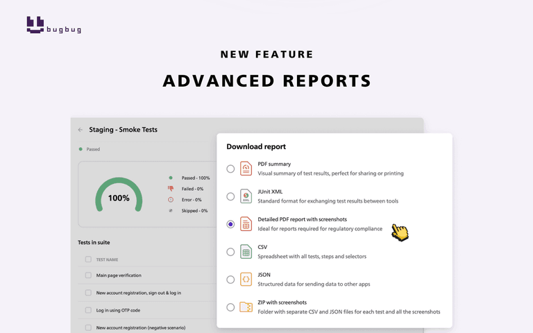 advanced reports